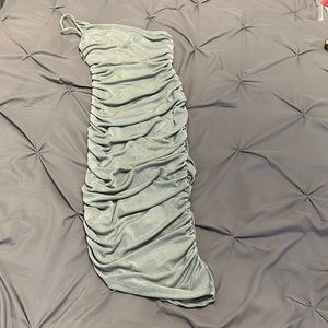 Size small mint green one shoulder dress